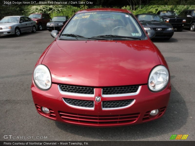 Blaze Red Pearlcoat / Dark Slate Gray 2004 Dodge Neon SXT