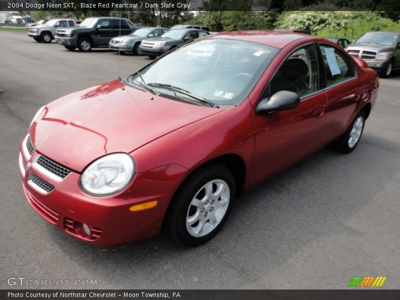 Blaze Red Pearlcoat / Dark Slate Gray 2004 Dodge Neon SXT