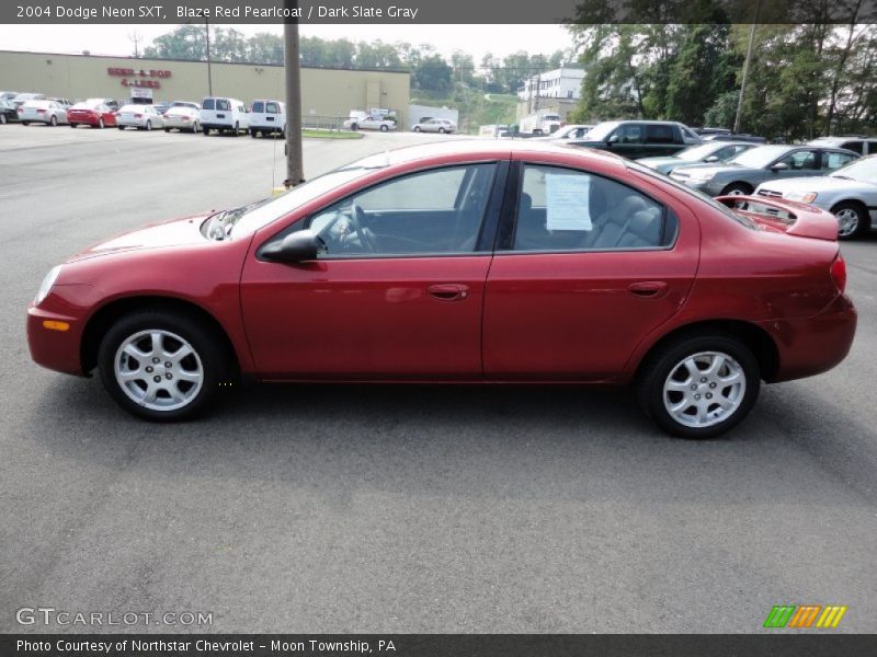 Blaze Red Pearlcoat / Dark Slate Gray 2004 Dodge Neon SXT