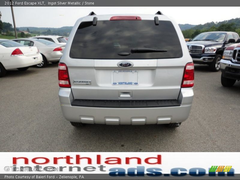 Ingot Silver Metallic / Stone 2012 Ford Escape XLT