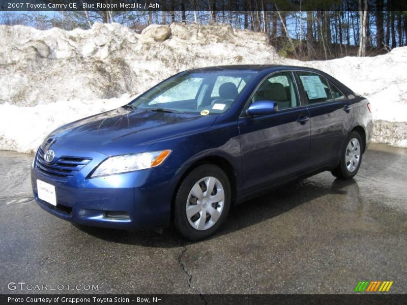 Blue Ribbon Metallic / Ash 2007 Toyota Camry CE