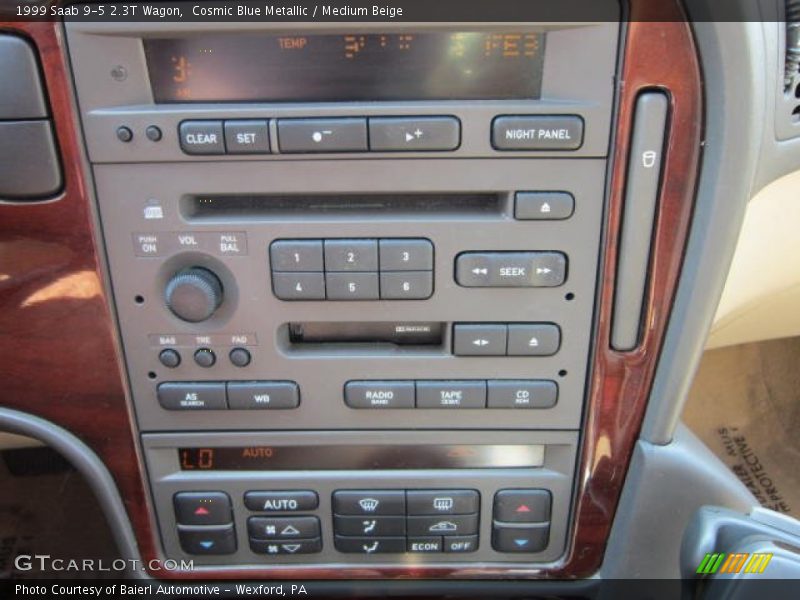 Audio System of 1999 9-5 2.3T Wagon