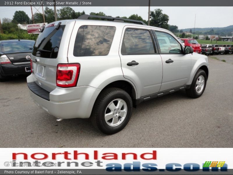 Ingot Silver Metallic / Stone 2012 Ford Escape XLT