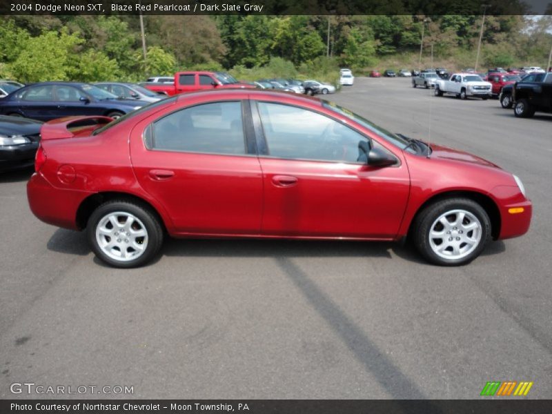 Blaze Red Pearlcoat / Dark Slate Gray 2004 Dodge Neon SXT