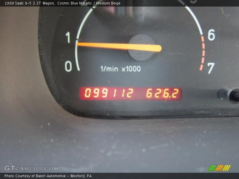 Cosmic Blue Metallic / Medium Beige 1999 Saab 9-5 2.3T Wagon