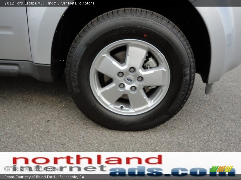 Ingot Silver Metallic / Stone 2012 Ford Escape XLT