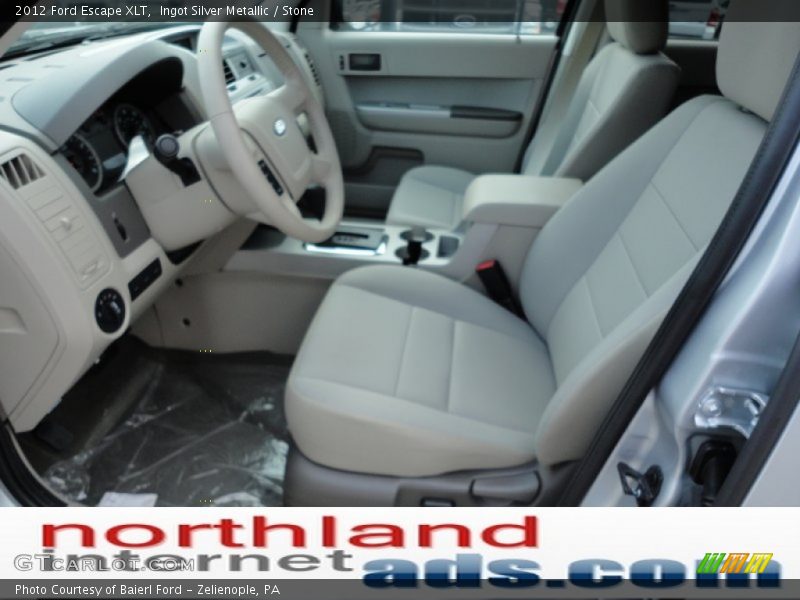 Ingot Silver Metallic / Stone 2012 Ford Escape XLT
