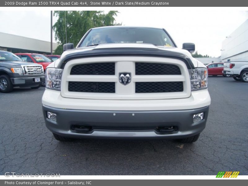 Stone White / Dark Slate/Medium Graystone 2009 Dodge Ram 1500 TRX4 Quad Cab 4x4