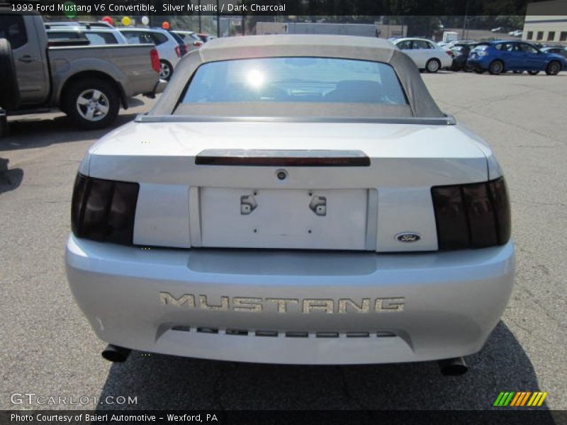 Silver Metallic / Dark Charcoal 1999 Ford Mustang V6 Convertible