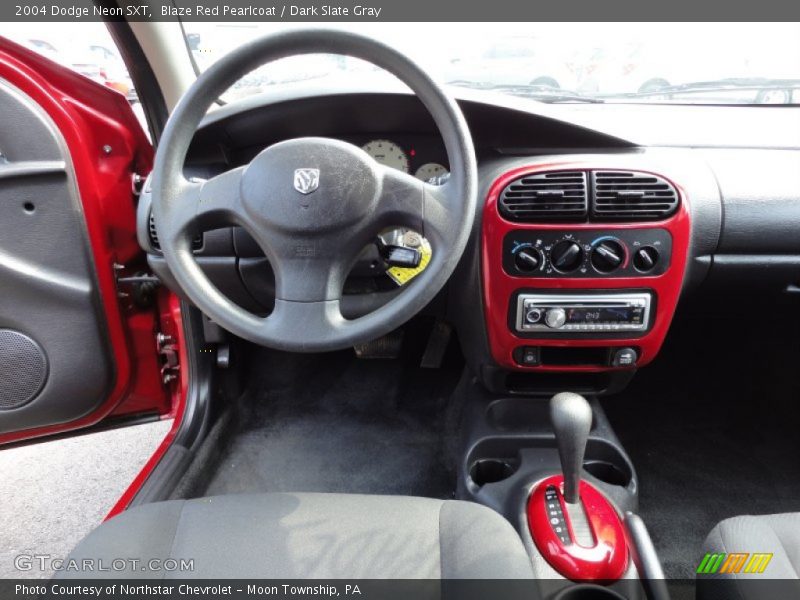 Blaze Red Pearlcoat / Dark Slate Gray 2004 Dodge Neon SXT