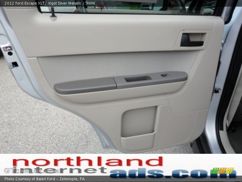 Ingot Silver Metallic / Stone 2012 Ford Escape XLT