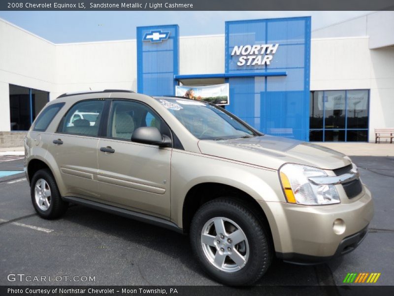 Sandstone Metallic / Light Cashmere 2008 Chevrolet Equinox LS