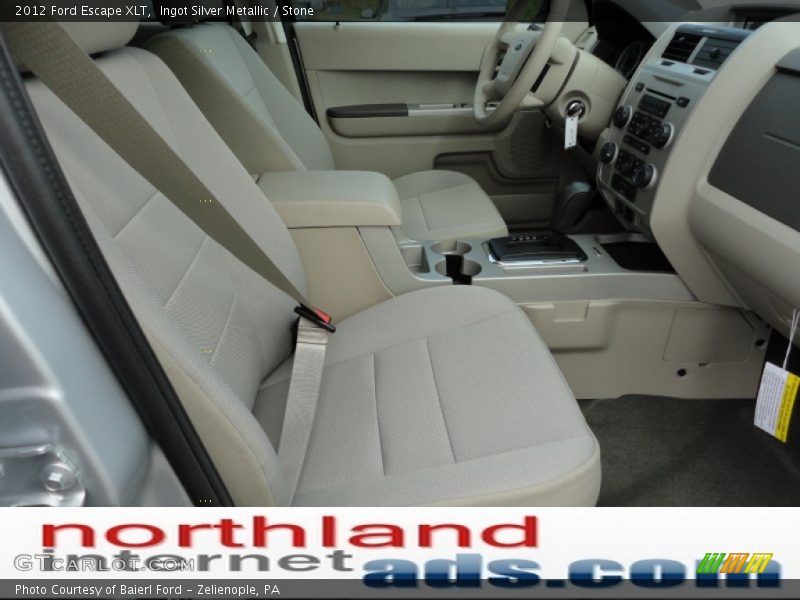 Ingot Silver Metallic / Stone 2012 Ford Escape XLT