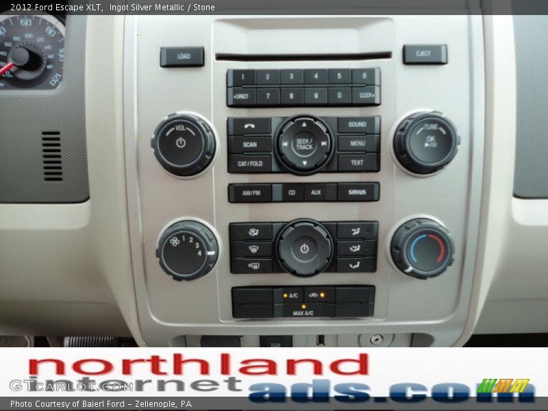 Ingot Silver Metallic / Stone 2012 Ford Escape XLT