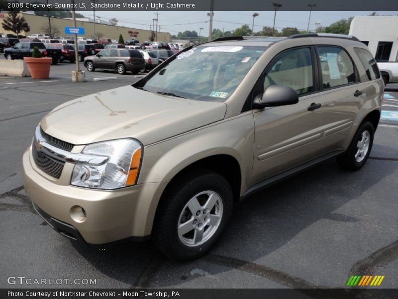Sandstone Metallic / Light Cashmere 2008 Chevrolet Equinox LS