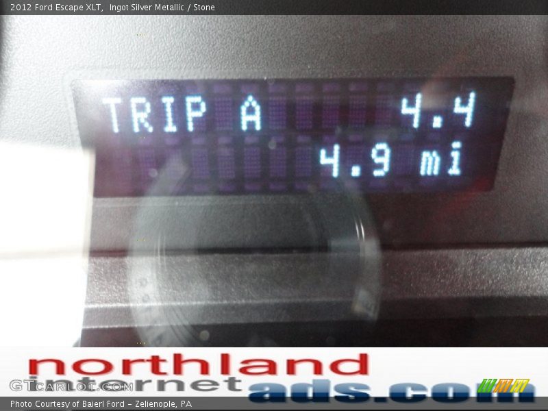 Ingot Silver Metallic / Stone 2012 Ford Escape XLT