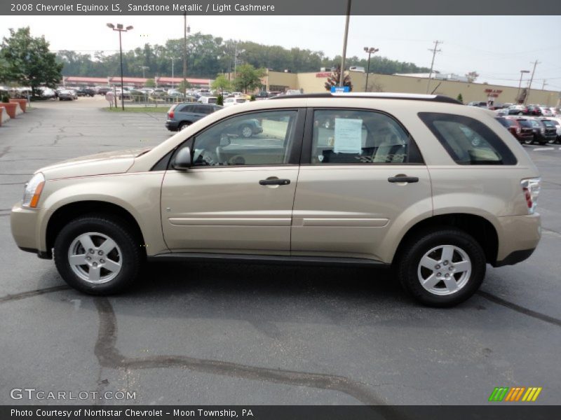 Sandstone Metallic / Light Cashmere 2008 Chevrolet Equinox LS