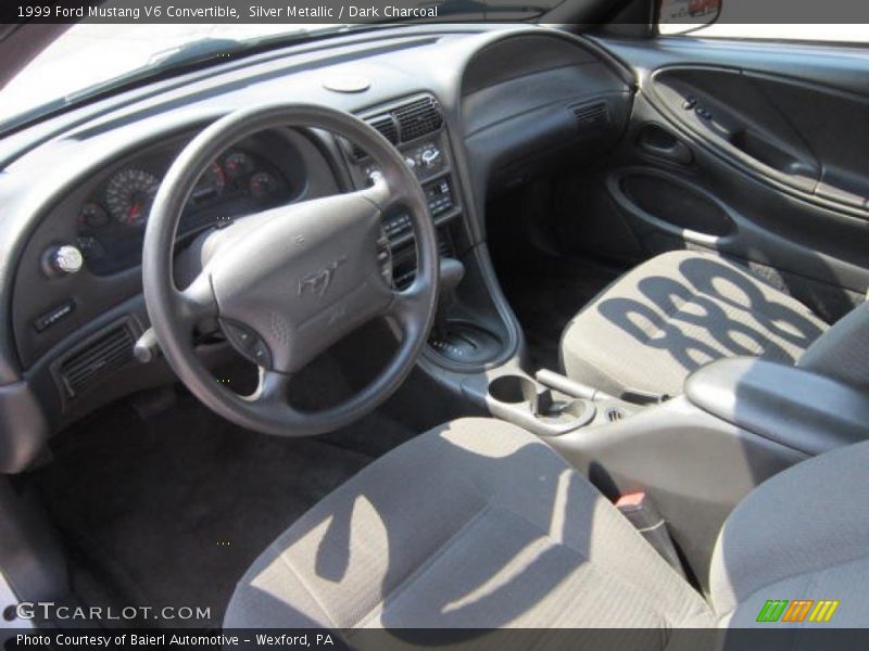 Dark Charcoal Interior - 1999 Mustang V6 Convertible 