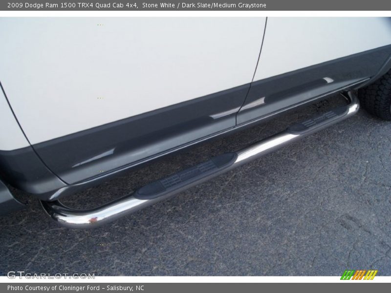 Stone White / Dark Slate/Medium Graystone 2009 Dodge Ram 1500 TRX4 Quad Cab 4x4