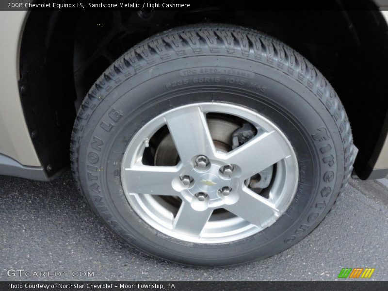 Sandstone Metallic / Light Cashmere 2008 Chevrolet Equinox LS