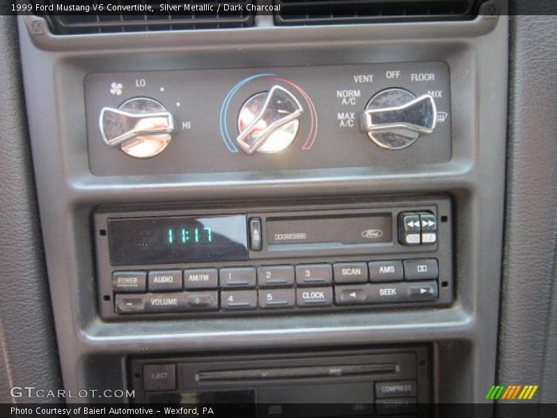 Silver Metallic / Dark Charcoal 1999 Ford Mustang V6 Convertible