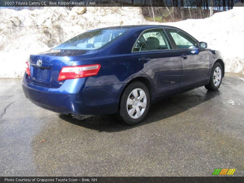 Blue Ribbon Metallic / Ash 2007 Toyota Camry CE
