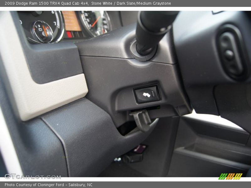 Stone White / Dark Slate/Medium Graystone 2009 Dodge Ram 1500 TRX4 Quad Cab 4x4