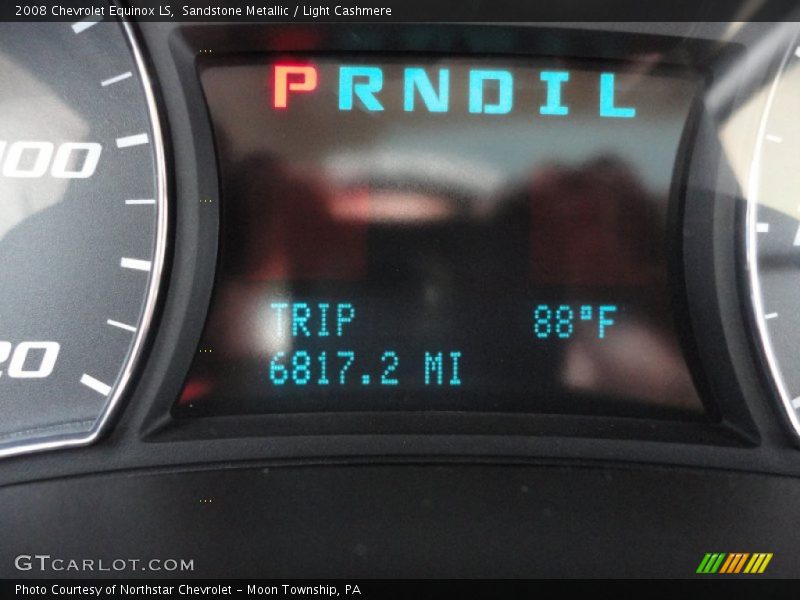 Sandstone Metallic / Light Cashmere 2008 Chevrolet Equinox LS