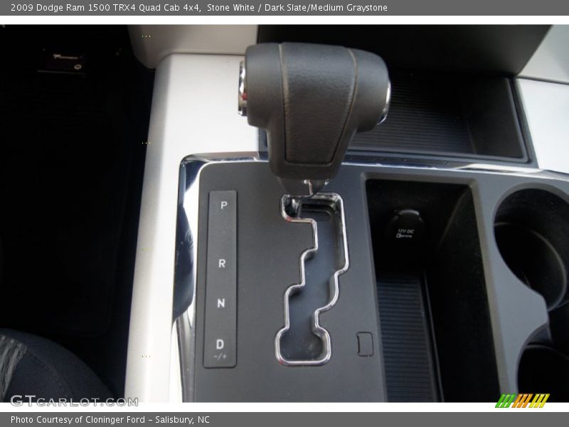 Stone White / Dark Slate/Medium Graystone 2009 Dodge Ram 1500 TRX4 Quad Cab 4x4