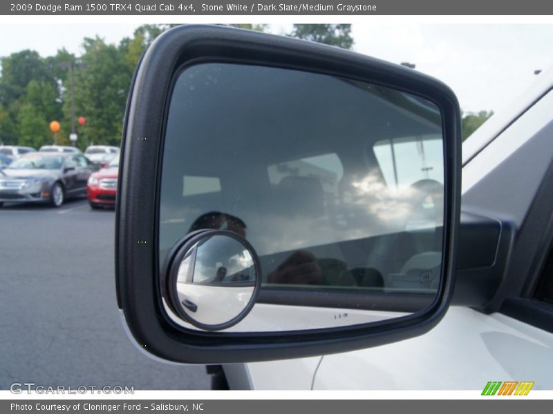 Stone White / Dark Slate/Medium Graystone 2009 Dodge Ram 1500 TRX4 Quad Cab 4x4