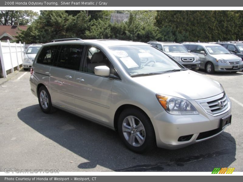 Silver Pearl Metallic / Gray 2008 Honda Odyssey Touring