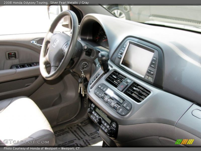 Silver Pearl Metallic / Gray 2008 Honda Odyssey Touring