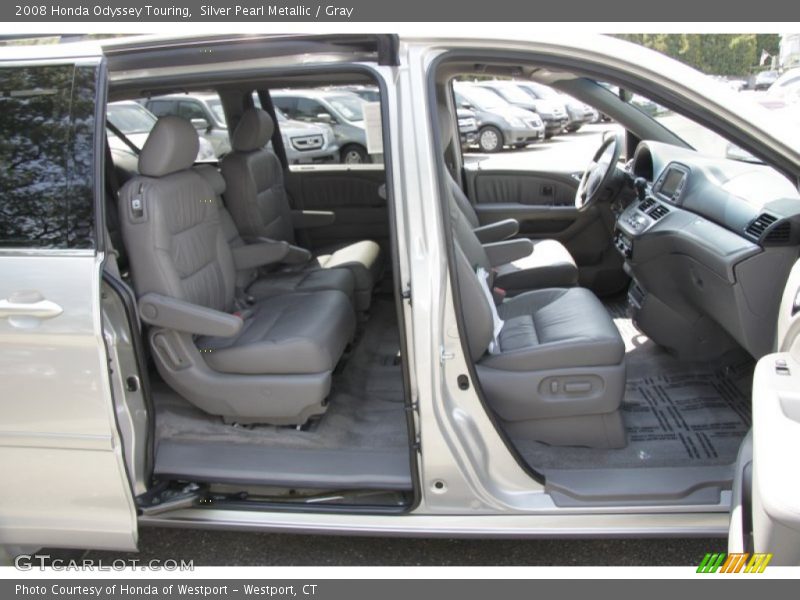 Silver Pearl Metallic / Gray 2008 Honda Odyssey Touring