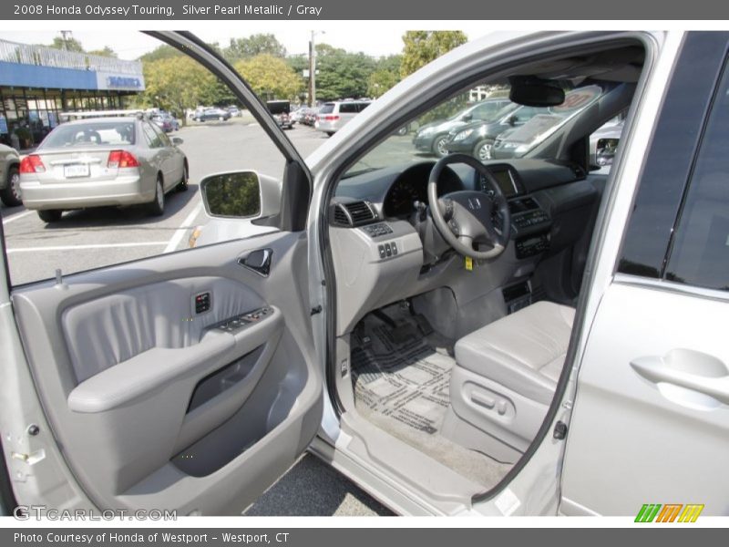 Silver Pearl Metallic / Gray 2008 Honda Odyssey Touring