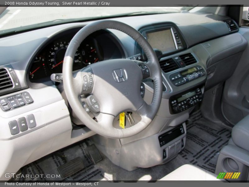 Silver Pearl Metallic / Gray 2008 Honda Odyssey Touring