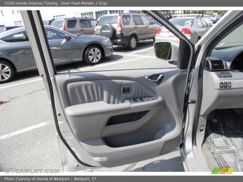 Silver Pearl Metallic / Gray 2008 Honda Odyssey Touring