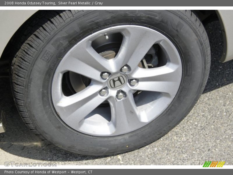 Silver Pearl Metallic / Gray 2008 Honda Odyssey Touring
