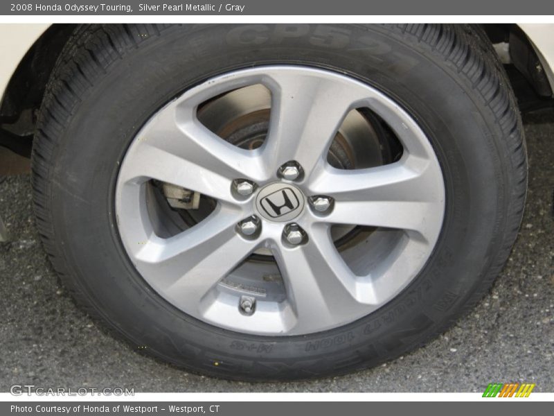 Silver Pearl Metallic / Gray 2008 Honda Odyssey Touring