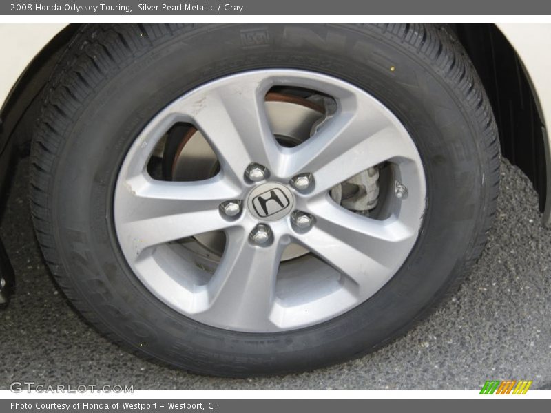 Silver Pearl Metallic / Gray 2008 Honda Odyssey Touring