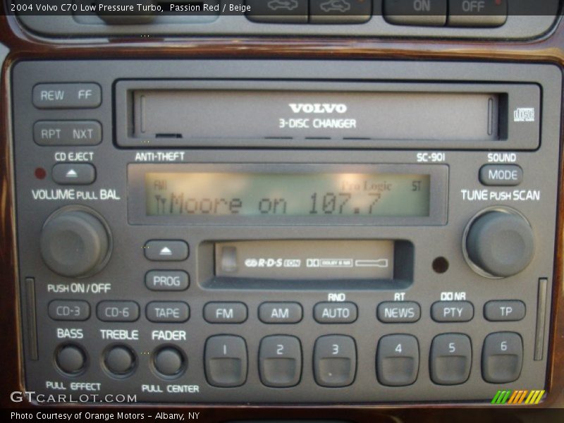 Audio System of 2004 C70 Low Pressure Turbo