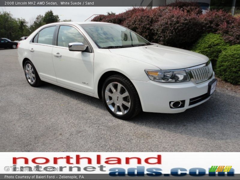 White Suede / Sand 2008 Lincoln MKZ AWD Sedan