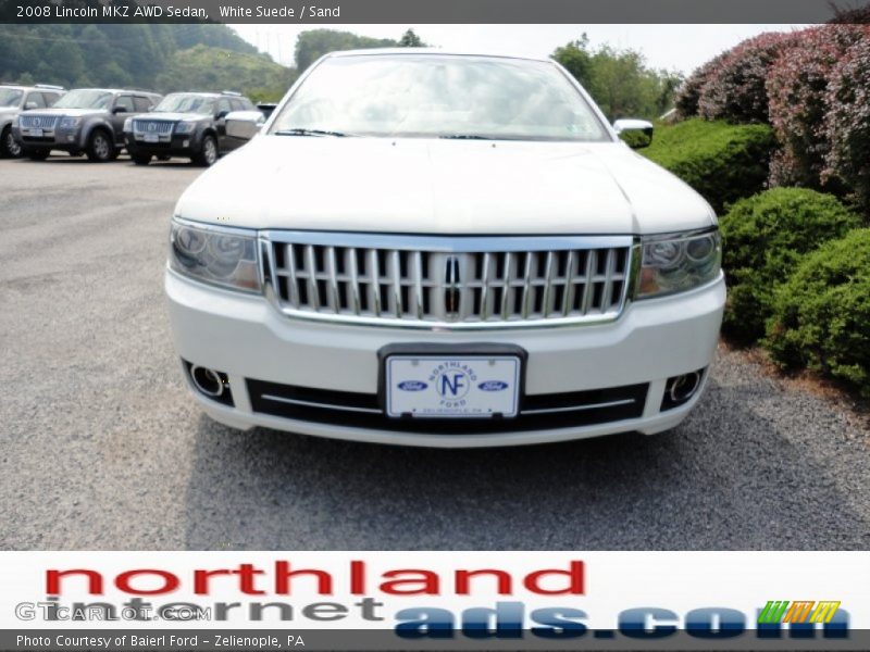 White Suede / Sand 2008 Lincoln MKZ AWD Sedan