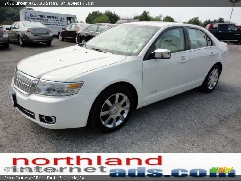 White Suede / Sand 2008 Lincoln MKZ AWD Sedan