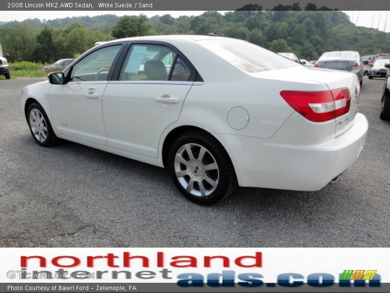 White Suede / Sand 2008 Lincoln MKZ AWD Sedan