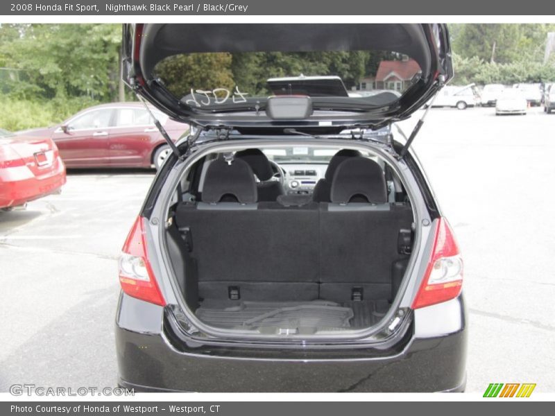 Nighthawk Black Pearl / Black/Grey 2008 Honda Fit Sport