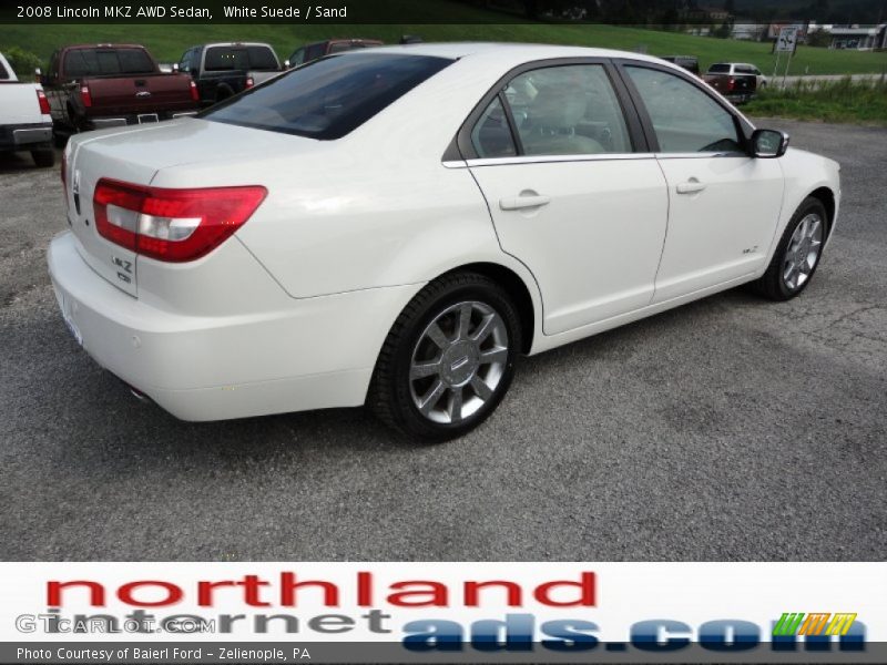 White Suede / Sand 2008 Lincoln MKZ AWD Sedan