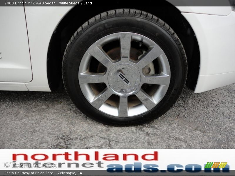 White Suede / Sand 2008 Lincoln MKZ AWD Sedan