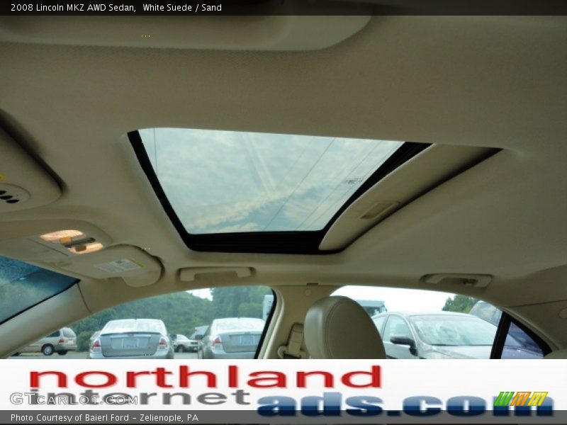 White Suede / Sand 2008 Lincoln MKZ AWD Sedan