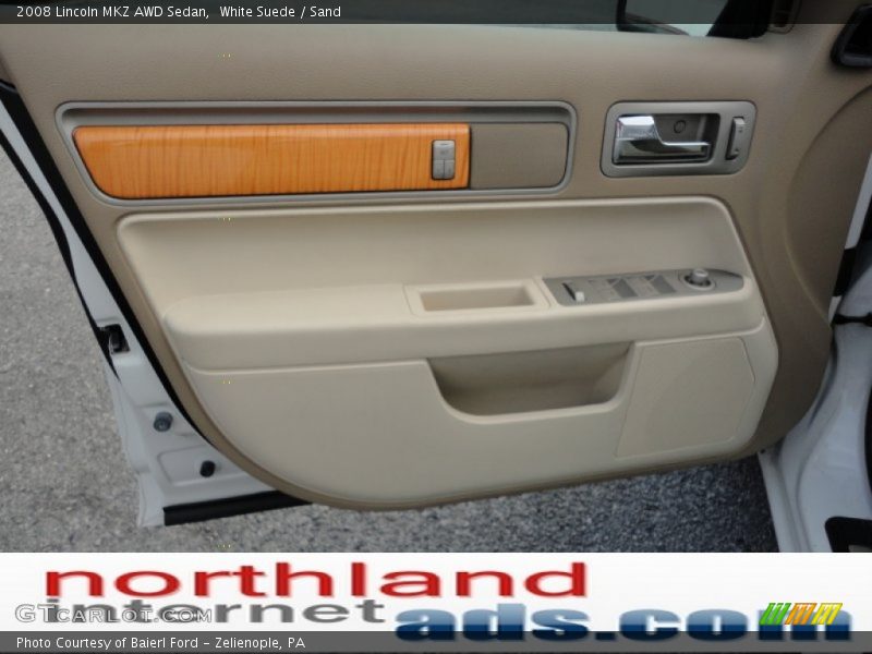White Suede / Sand 2008 Lincoln MKZ AWD Sedan
