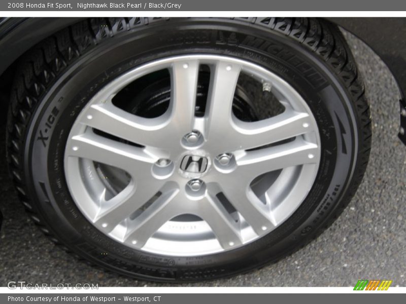 Nighthawk Black Pearl / Black/Grey 2008 Honda Fit Sport
